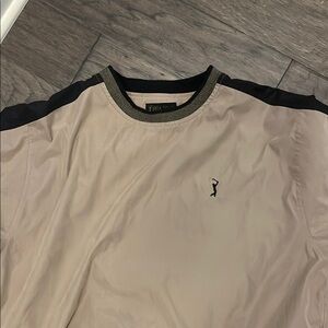 Cream Men's PGA Sweatshirt that packs up